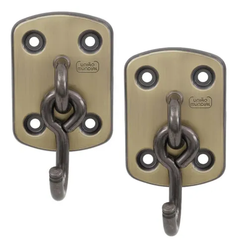 comprar Gancho Armador União Mundial Aço Carbono Kit Completo 2 Pçs