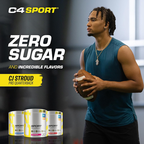 C4 Pre Workout Creatina En Polvo - Suplemento Energético Blue Raspberry