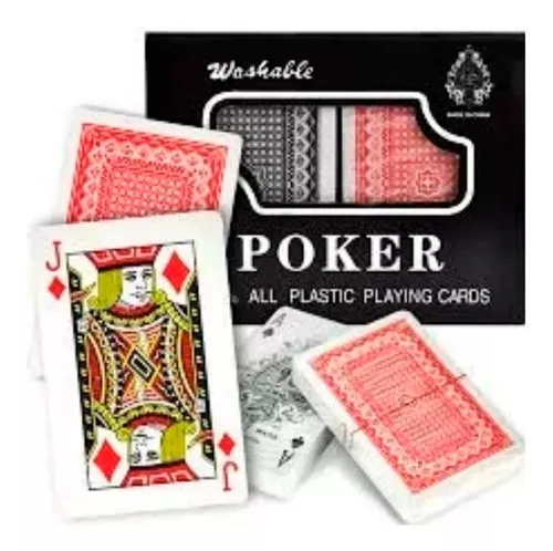 GENERICO Cartas Poker Carioca Naipe Ingles Plastificado Juego De