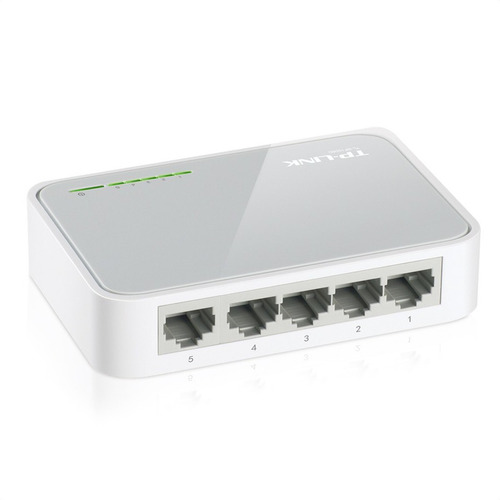 Tp-link, Switch De Escritorio 5 Puertos 10/100, Tl-sf1005d