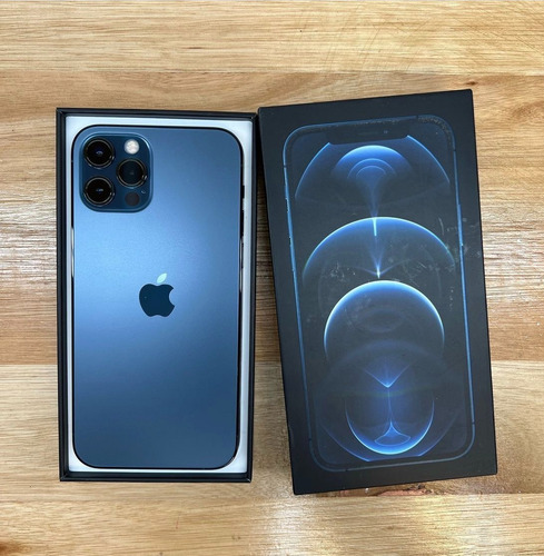 Imagen 4 de 10 de iPhone 12 Pro 256gb Azul Cargador Cable Funda Glass Cuota
