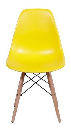 Cadeira de jantar Or Design OR-1102B, estrutura de cor  amarelo, 1 unidade
