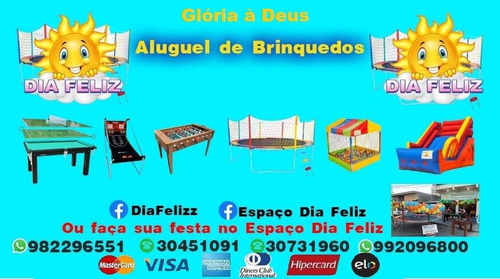 Imagem 1 de 1 de Dia Feliz Aluguel De Brinquedos Para Festas