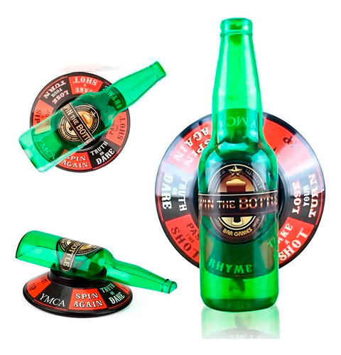 Juego De La Botella Spin The Bottle. Apuesta, Juego Fiestero