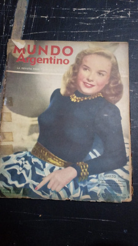 Mundo Argentino Marzo 1948 Diana Lynn