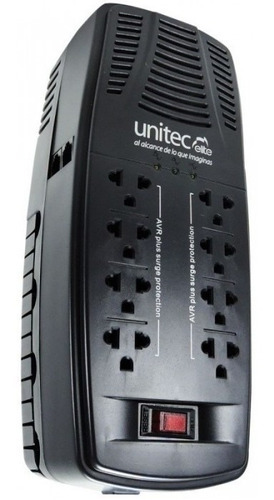 Regulador De Voltaje Automático Unitec 8 Tomas 2000va /1000w