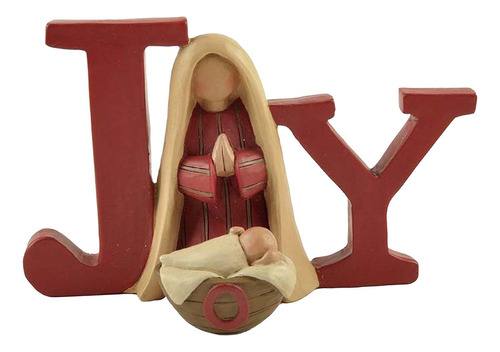 Figura Navideña Joy, Adorno De Escritorio Para Dormitorio [u