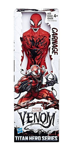 Figura De Acción Carnage De Marvel Titan Hero Series