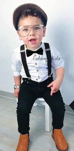 Calça com suspensorio bebe 2025