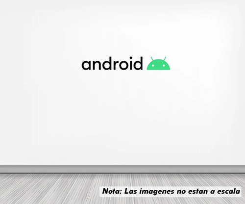 Vinil Sticker Pared 20 Cm. Lado Android Modld0013