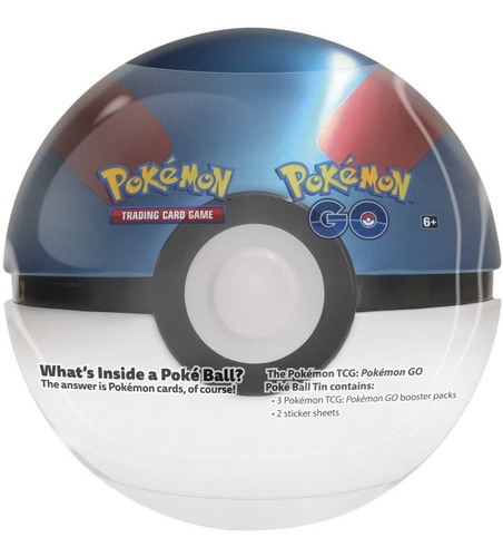 Pokémon Tcg: Pokeball Tin Originales - Cartas - Sobres - Go