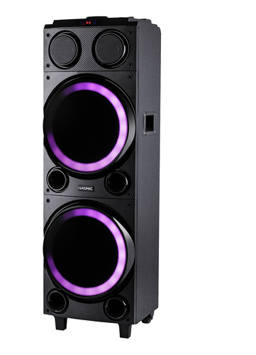 Imagen 5 de 8 de Parlante Bluetooth Gadnic Torre Xbs31 10 Karaoke 8000w Mp3 Usb Microfono Luces Led Xtreme Power Bass