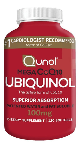 Coenzima Coq10 Ubiquinol 100 Mg
