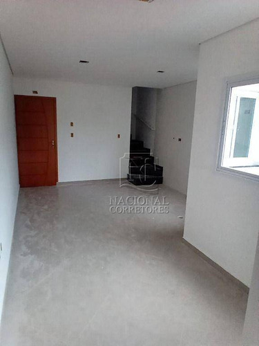 Cobertura Com 2 Dormitórios À Venda, 52 M² Por R$ 400.000,00 - Parque Das Nações - Santo André/sp - Co4664