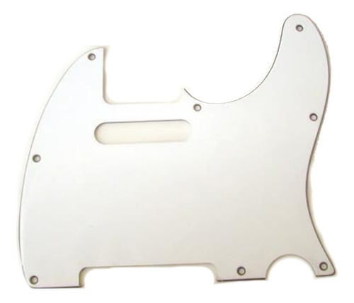 Pickguard Telecaster Blanco Ds Pickups A33