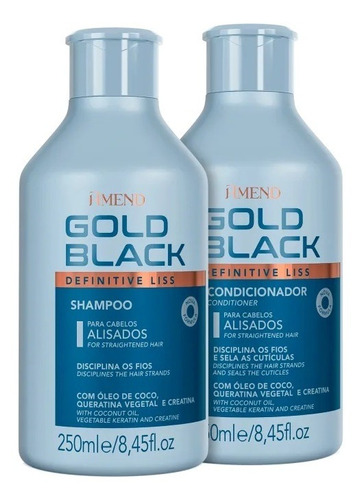 Amend Kit Gold Black Definitve Liss Shampoo + Condicionador