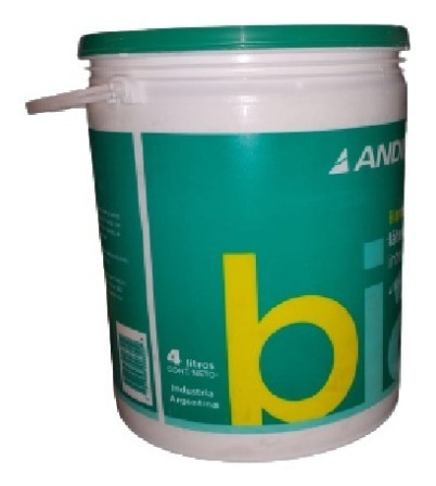 Imagen 2 de 7 de Pintura Látex Interior Exterior Andina Bianca X 4lts Blanco