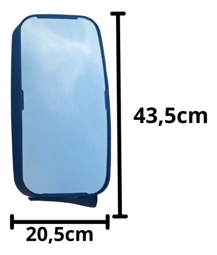 Espelho Retrovisor Convexo Ld Mercedes-benz Atego 1719