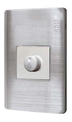 Placa Con Dimmer Linea Florence Acero Inoxidable