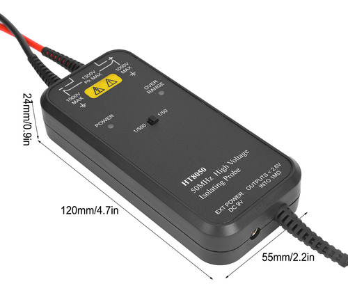 Sonda De Osciloscopio Ht8050 Con Diferencial De Alta Tensión