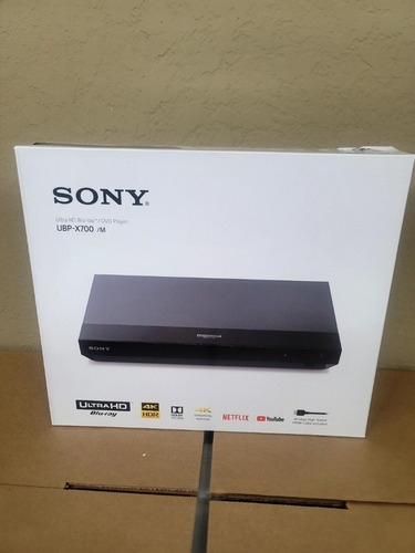 Imagen 1 de 3 de Sony Ubp-x700/m Streaming 4k Ultra Hd Blu-ray Player