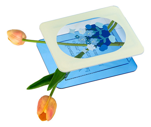 Vaso De Flores, Suporte De Buquê Moderno Em Acrílico, Clear