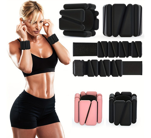 1 Par De Pulseras Pesadas De 1 Libra Para Entrenamiento De F