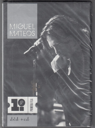 Miguel Mateos Primera Fila Dvd+cd Original Nuevo Qqh. Mz