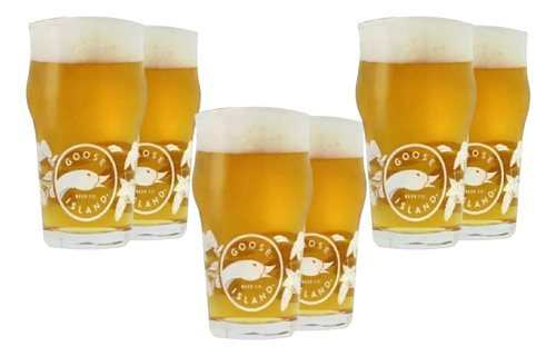 Set X6 Vasos Cerveceros Goose Island