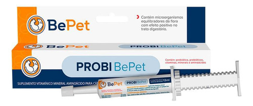 Suplemento Vitaminico Probi Bepet Caes E Gatos - 13ml