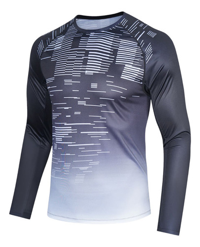 Playeras Hombre Spf Exercise Camisa Manga Larga Running