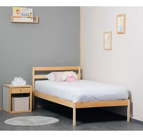 Acuerdo Ópera China Cama Individual De Madera De Pino Importado Envío Gratis | Meses sin  intereses