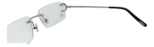 Lente Cartier 3pzs Color Plata Con Negro 541122 Plateado