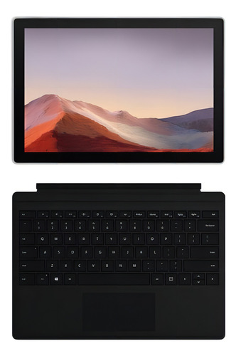 Surface Pro 7 I5 8gb 128gb Platino + Teclado +lapicero Stock Color Blanco - Bueno (Reacondicionado)