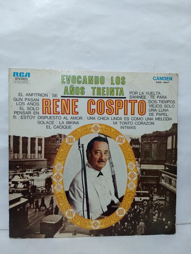 René Cóspito  Evocando Los Años Treinta - Vinilo 12  Ar