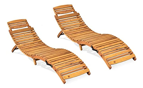 Christopher Knight Home Lahaina Wood Outdoor Chaise Lounge S