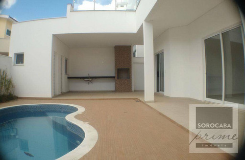 Imagem 14 de 30 de Sobrado Com 3 Dormitórios À Venda, 303 M² Por R$ 1.150.000 - Condomínio Mont Blanc - Sorocaba/sp, Próximo Ao Shopping Iguatemi - So0133