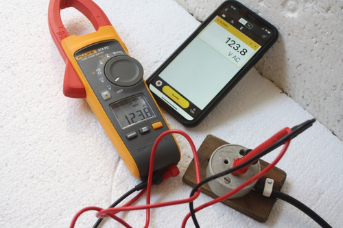 Alicate Amperímetro Digi. Fluke 374 Fc True Rms Espelha Tel (Usado)