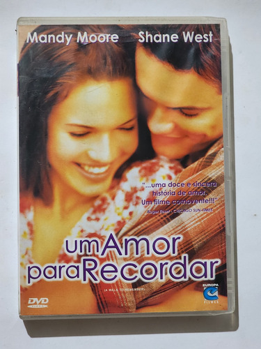 Dvd Um Amor Para Recordar Original