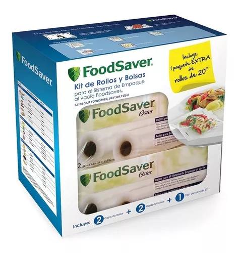 Paquete De 44 Bolsas De Vacio Foodsaver Oster Y 6 Rollos