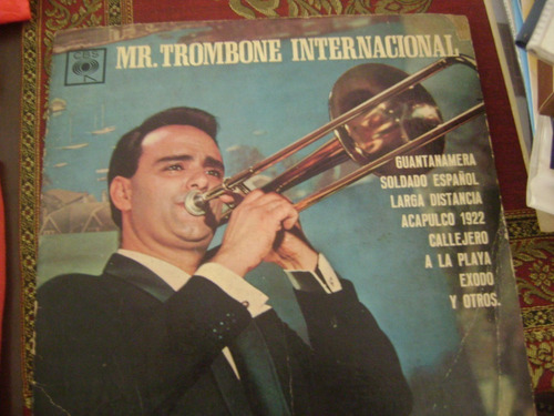 Disco Long Play Vinilo Mr Trombone Internacional  Artc Xv-95