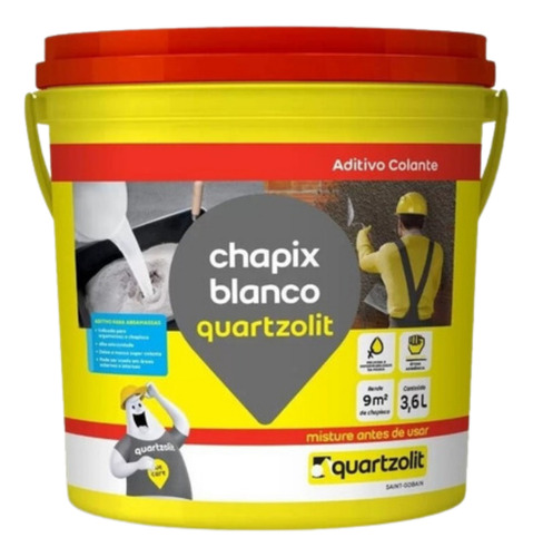 Aditivo Adesivo Para Chapisco E Argamassa 3,6l Quartzolit