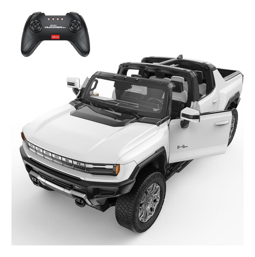 Coche Rc Rastar Hummer Ev 1:16 Todo Terreno Blanco