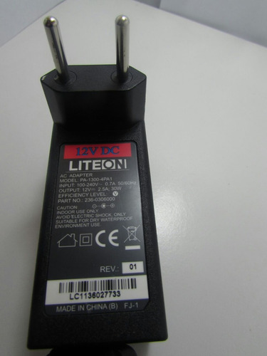 Fonte 3 Liteon 12v 2,5a 