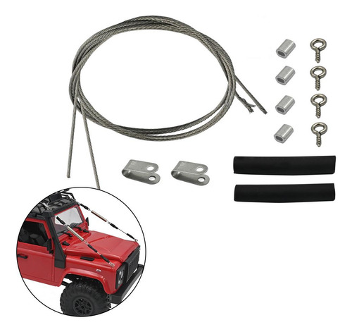 3 Cuerda De Acero For Mn90 1/12 Camión Rc Coche