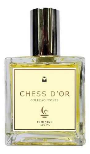 Perfume Feminino Floral Chess Dor Coleção Ícones 100ml