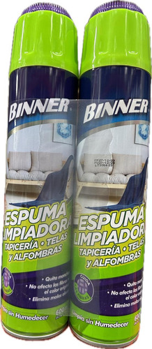 Espuma Limpiadora Binner Pack 2