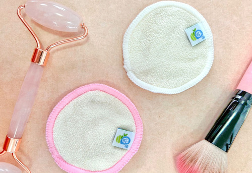 8 Pads Desmaquillantes Reutilizables De Bambú + Mini Wetbag