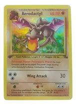 Comprar Aerodactyl - Holo - 1\u002F62 - 1st Edition Fossil - 1999 - Proxy Aerodactyl Inglés