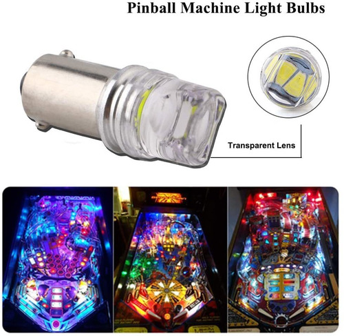 Everbright - Bombilla De Repuesto Para Pinball (15 Unidades,